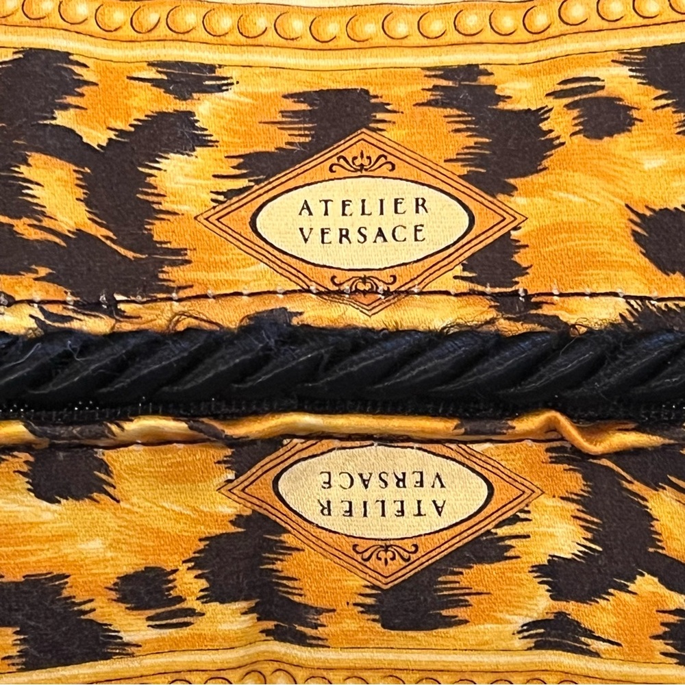 Versace Home Animal Print Decorative Throw Pillow Large Vintage - Picture 4 of 7